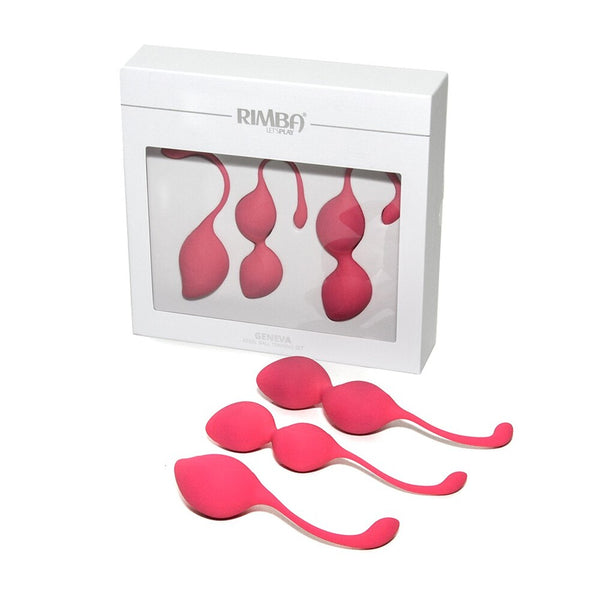 Rimba Geneva Kegal Ball Training Set Pink - Eroticon Ltd