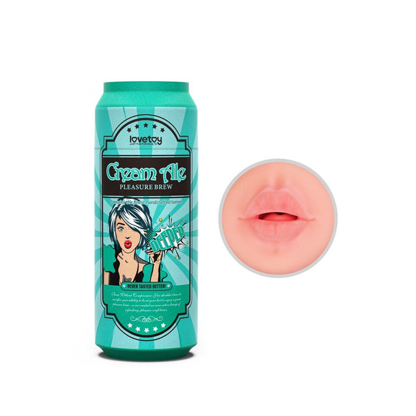 Love Toy Pleasure Brew Cream Ale Mouth Masturbator - Eroticon Ltd