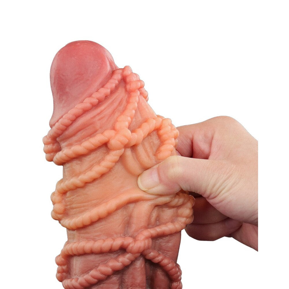Lovetoy Extreme Dildo With Rope Pattern - Eroticon Ltd