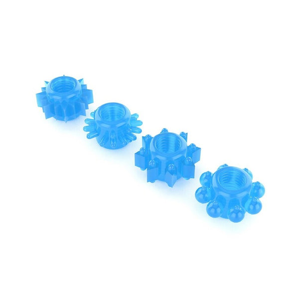 Lovetoy Glow In The Dark Lumino Play Cock Rings X4 - Eroticon Ltd