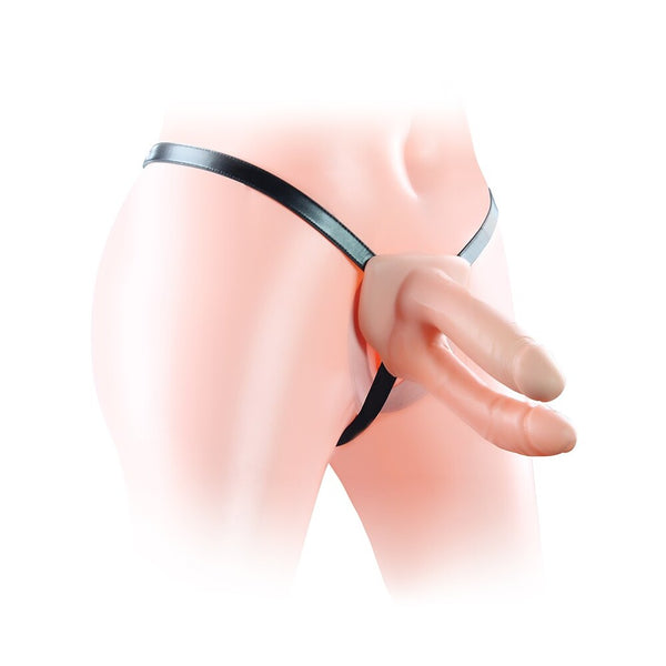 Lovetoy Unisex Hollow Double Strap On 6 Inch - Eroticon Ltd