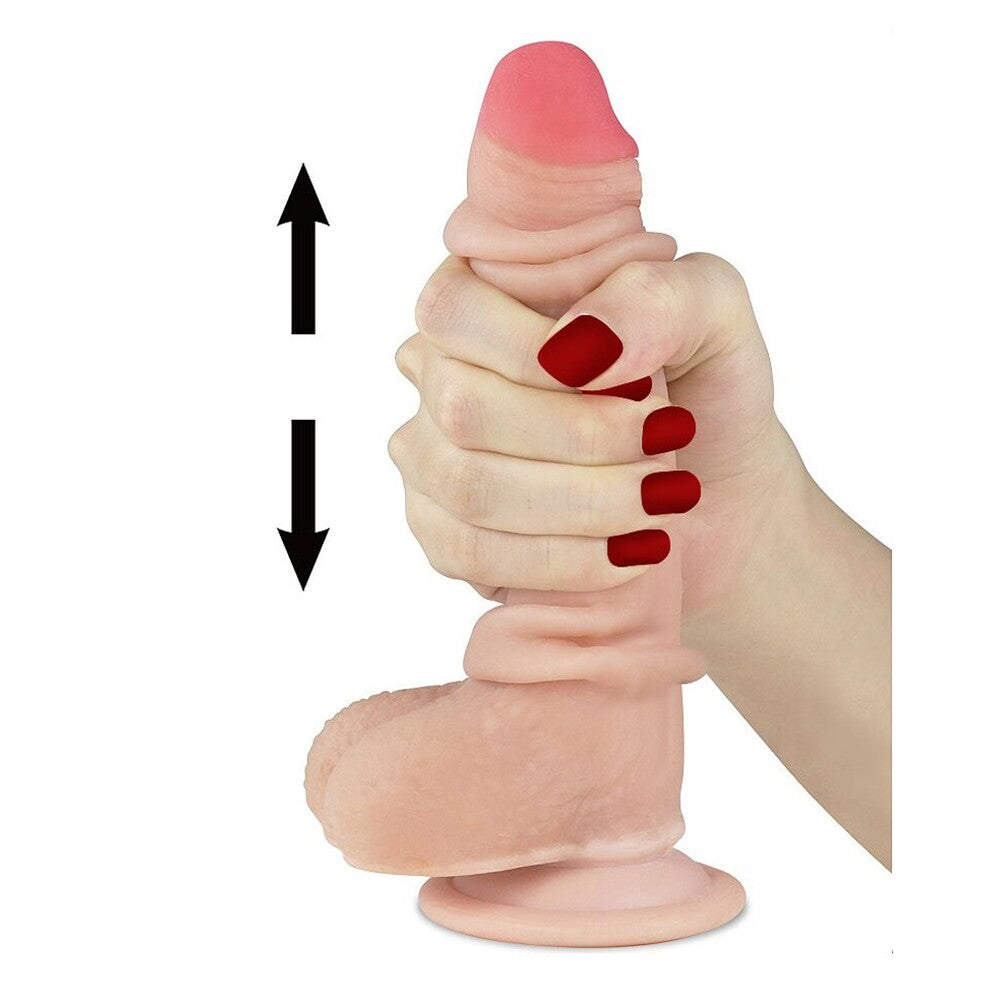 Lovetoy Sliding Skin Dildo 7 Inch - Eroticon Ltd