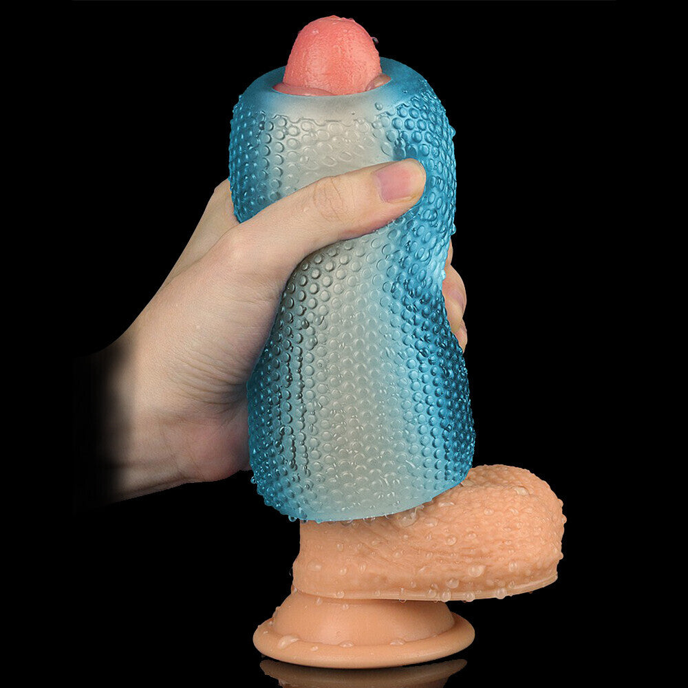 Lovetoy Training Master Masturbator Blue - Eroticon Ltd