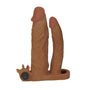 Lovetoy 2 Inch Vibrating Double Pleasure Extender - Eroticon Ltd