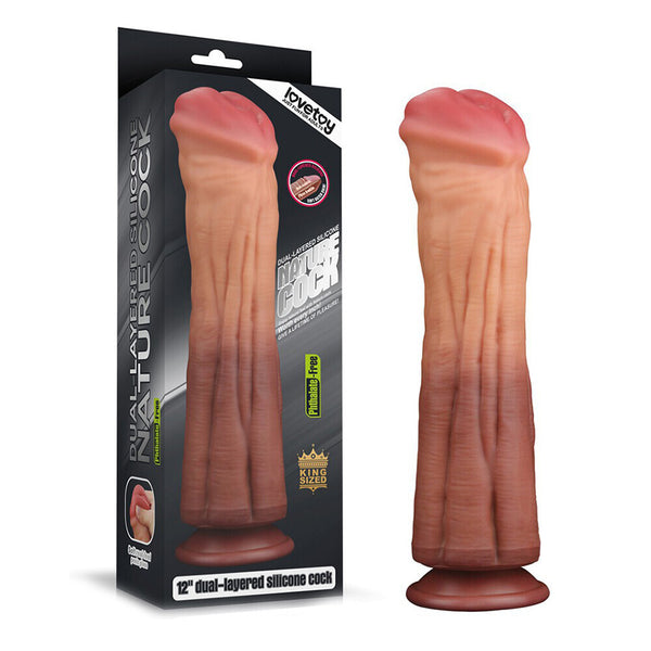 Lovetoy 12 Inch Dual Layered Silicone Horse Cock - Eroticon Ltd
