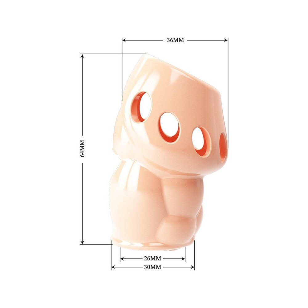 Oscar Penis Sleeve Flesh Pink - Eroticon Ltd