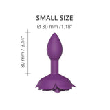 Love To Love Open Rose Small Butt Plug - Eroticon Ltd