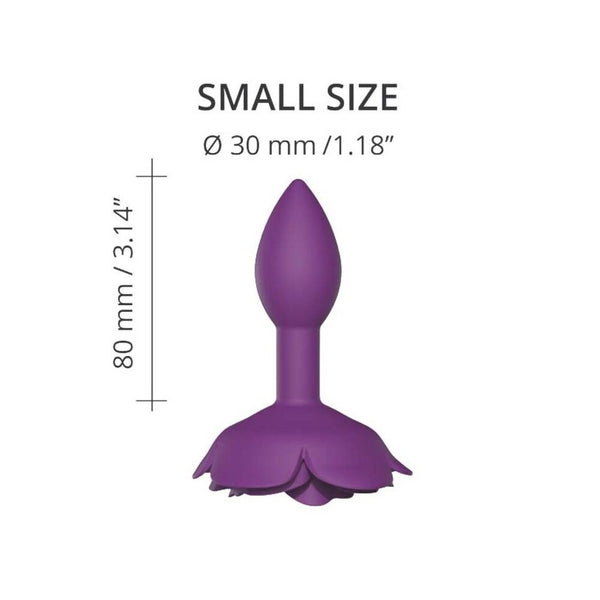 Love To Love Open Rose Small Butt Plug - Eroticon Ltd