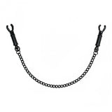 Black Metal Adjustable Nipple Clamps With Chain - Eroticon Ltd