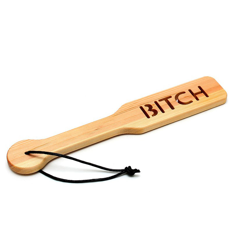 Wooden Bitch Paddle - Eroticon Ltd
