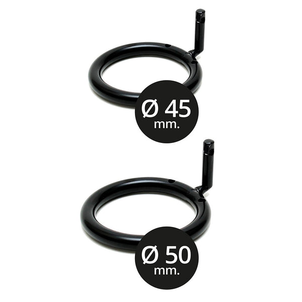 Opening Metal Male Chastity Device With 2 Padlocks - Eroticon Ltd