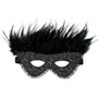 Satin Look Feather Mask - Eroticon Ltd