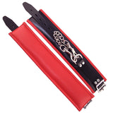 Rouge Garments Wrist Cuffs Padded Red Trimmed - Eroticon Ltd