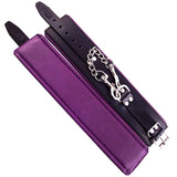 Rouge Garments Ankle Cuffs Padded Purple Trimmed - Eroticon Ltd
