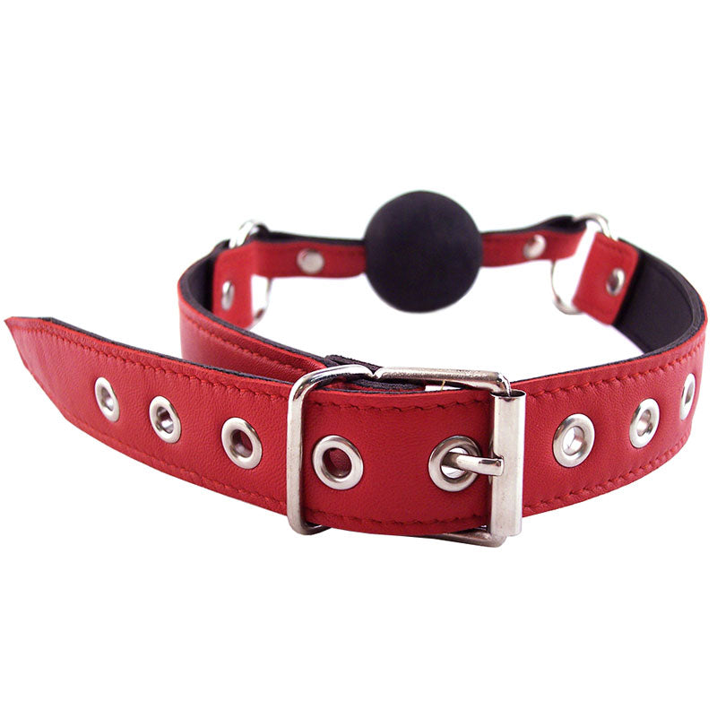 Rouge Garments Ball Gag Red - Eroticon Ltd