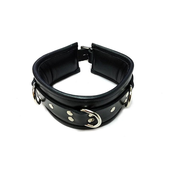 Rouge Garments Black Padded Collar - Eroticon Ltd