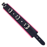 Rouge Garments Black And Pink Padded Collar - Eroticon Ltd