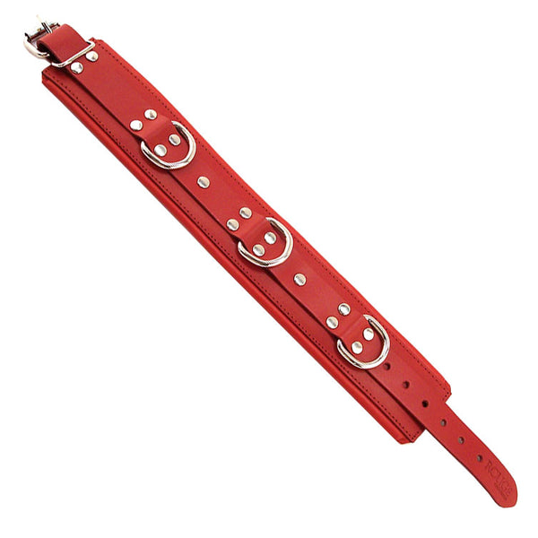 Rouge Garments Red Padded Collar - Eroticon Ltd