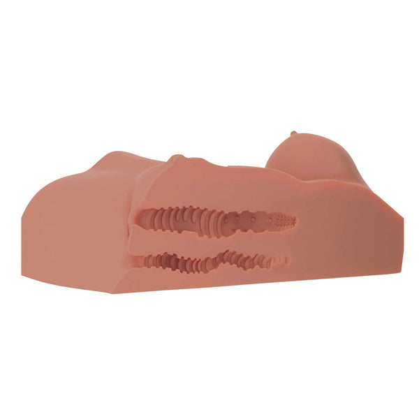 PDX Plus Perfect DDs Masturbator Caramel Skin Tone - Eroticon Ltd