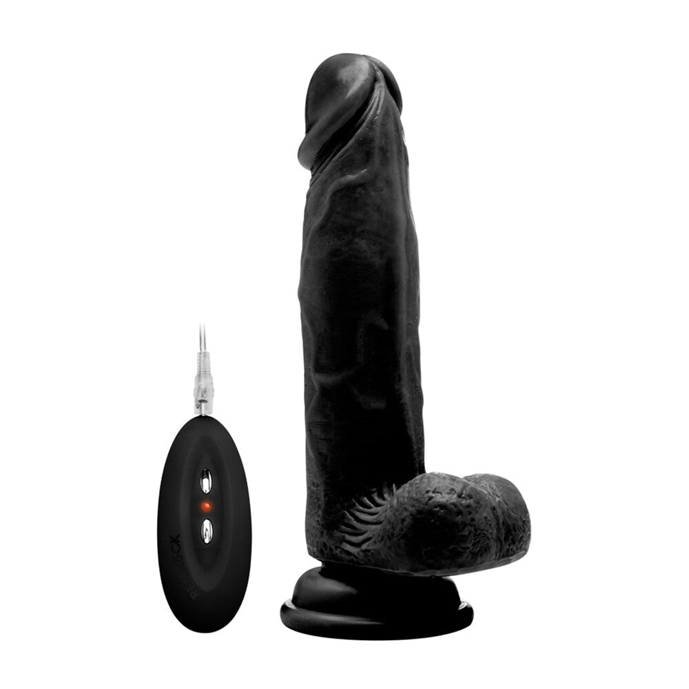 RealRock 8 Inch Vibrating Realistic Cock With Scrotum - Eroticon Ltd