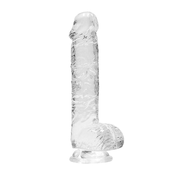 RealRock 6 Inch Transparent Realistic Crystal Clear Dildo - Eroticon Ltd