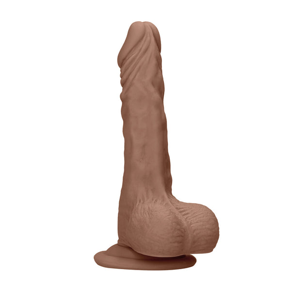 RealRock 7 Inch Dong With Testicles Flesh Tan - Eroticon Ltd