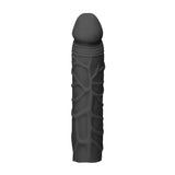 RealRock 7 Inch Penis Sleeve Black - Eroticon Ltd