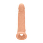 RealRock 9 Inch Penis Sleeve Flesh Pink - Eroticon Ltd