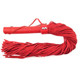 Rouge Garments Red Suede Flogger - Eroticon Ltd