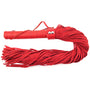 Rouge Garments Red Suede Flogger - Eroticon Ltd