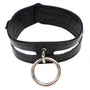 Rouge Garments Leather Fashion Bondage Collar Black - Eroticon Ltd