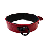 Rouge Garments Leather Croc Print Collar - Eroticon Ltd