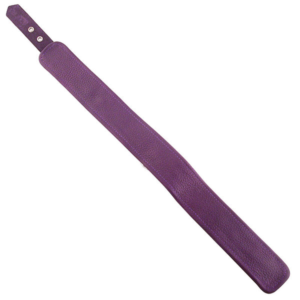 Rouge Garments Plain Purple Leather Collar - Eroticon Ltd