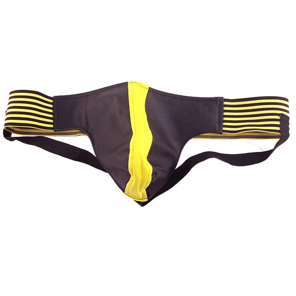 Rouge Garments Jock Black And Yellow - Eroticon Ltd