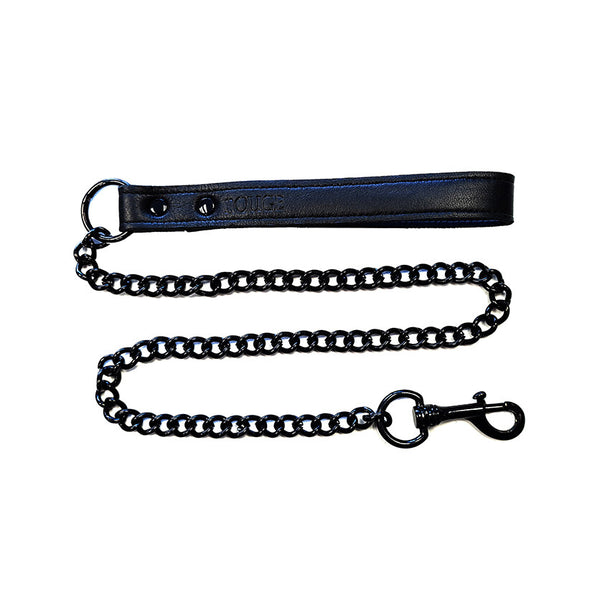 Rouge Garments Plain Black Lead - Eroticon Ltd