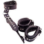 Rouge Garments Black Leather Neck to Wrist Restraints - Eroticon Ltd