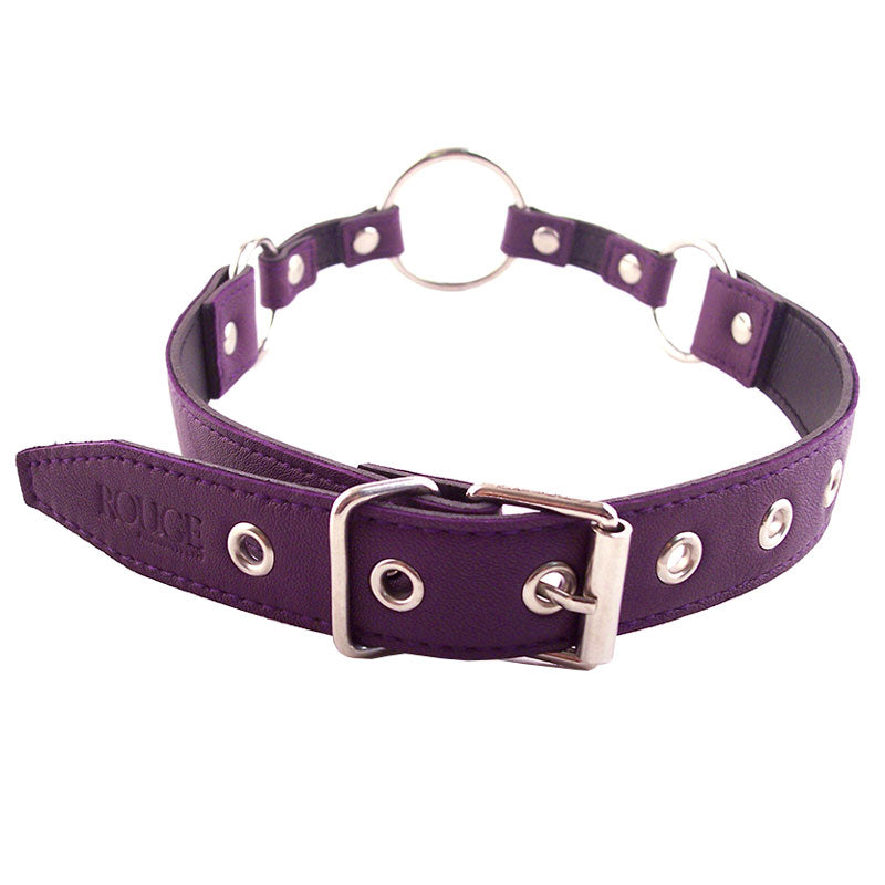 Rouge Garments O Ring Gag Purple - Eroticon Ltd
