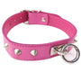 Rouge Garments Pink Studded ORing Studded Collar - Eroticon Ltd