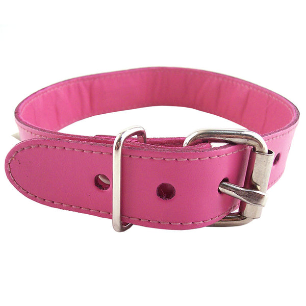 Rouge Garments Pink Studded ORing Studded Collar - Eroticon Ltd