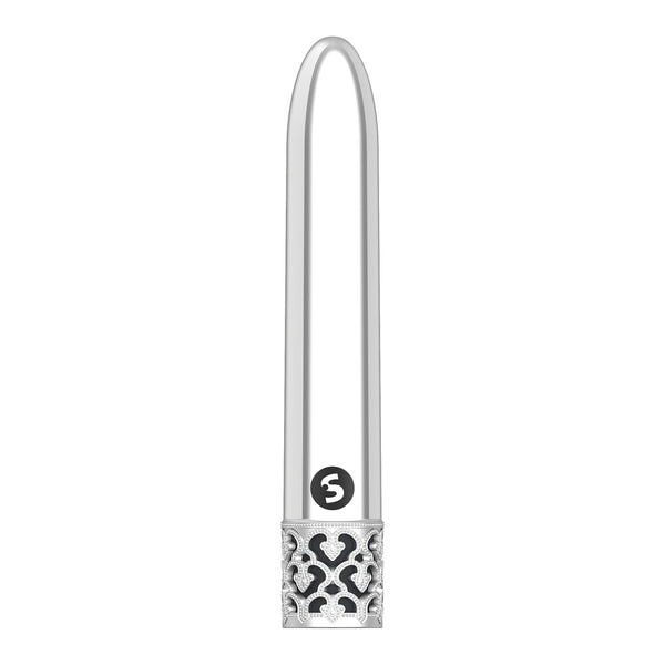 Royal Gems Shiny Rechargeable Bullet Silver - Eroticon Ltd