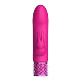 Royal Gems Dazzling Rechargeable Rabbit Bullet Pink - Eroticon Ltd