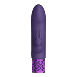 Royal Gems Dazzling Rechargeable Rabbit Bullet Purple - Eroticon Ltd