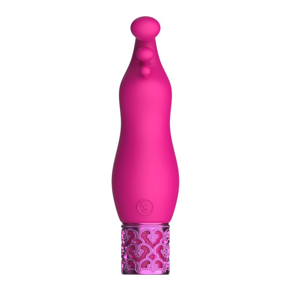 Royal Gems Exquisite Rechargeable Silicone Bullet Pink - Eroticon Ltd