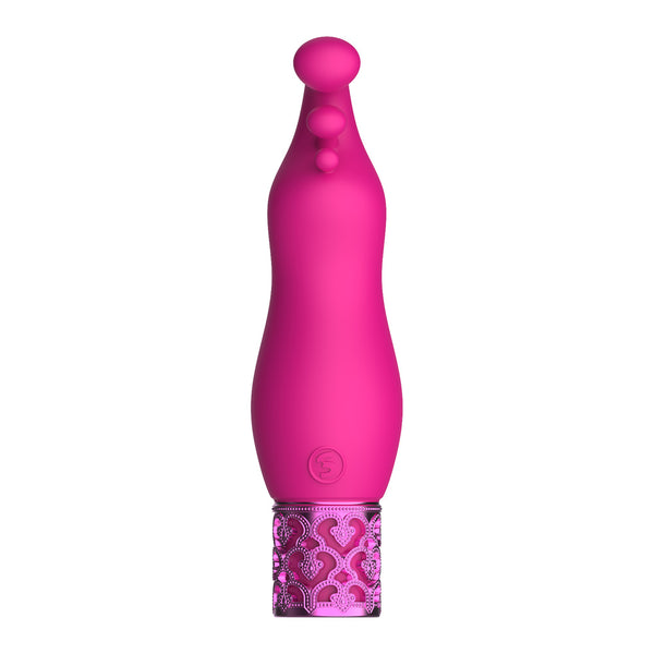 Royal Gems Exquisite Rechargeable Silicone Bullet Pink - Eroticon Ltd