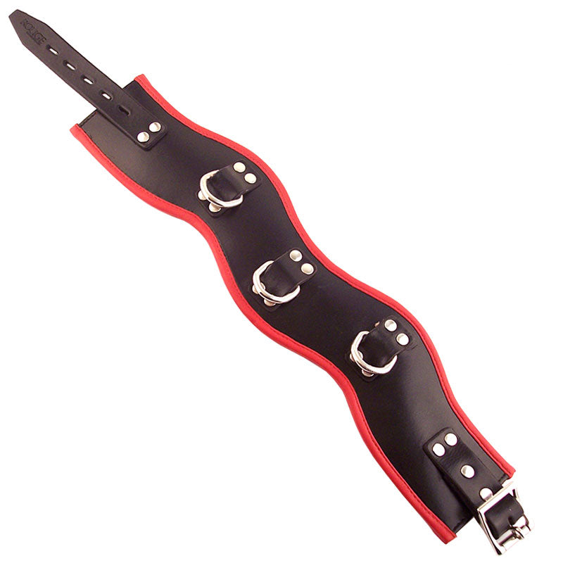 Rouge Garments Black And Red Padded Posture Collar - Eroticon Ltd