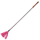 Rouge Garments Riding Crop With Wooden Handle Pink - Eroticon Ltd