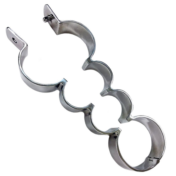 Rouge Stainless Steel Heavy Metal Wrist and Ankle Binder - Eroticon Ltd
