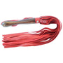 Rouge Garments Wooden Handled Red Leather Flogger - Eroticon Ltd