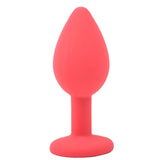Small Red Jewelled Silicone Butt Plug - Eroticon Ltd