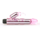 Waves Of Pleasure Crystal Pink Rabbit Vibrator - Eroticon Ltd